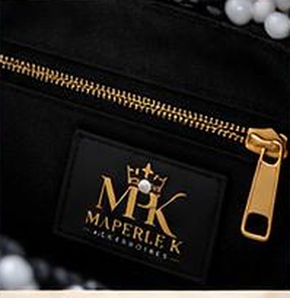 04 Sac Damier Signature en perles tissées à la main – Maperle K Accessoires